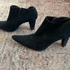 Vintage Long Life black booties